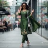 Ff Mall Chanderi Festival Wear Kurti With Bottom Dupatta Collections